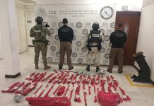 El Gabinete de Seguridad del Gobierno de México informa los resultados obtenidos de la “Operación Frontera Norte” el día 8 de febrero de 2025.