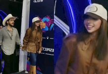 Ángela Aguilar luce su nuevo look en concierto de su esposo Christian Nodal