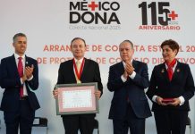 Entrega Gobernador Durazo siete ambulancias en el marco de la Colecta Estatal 2025 de Cruz Roja