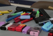 SSPM LLEVA A CABO RECOLECCIÓN DE VAPEADORES Y RÉPLICAS DE ARMAS EN PLANTELES EDUCATIVOS DE CAJEME