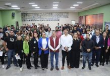 DA LA BIENVENIDA JAVIER LAMARQUE A NUEVOS INTEGRANTES DE JÓVENES CONSTRUYENDO EL FUTURO EN CAJEME*