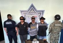 DETIENE OPERATIVO COORDINADO A TRES SUJETOS CON ARMA DE FUEGO EN CAJEME