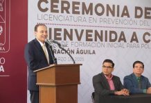 Gobernador Durazo refuerza corporaciones de seguridad con más policías egresados de la USP