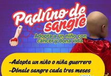 Buscan “Padrinos de Sangre” para niños con leucemias