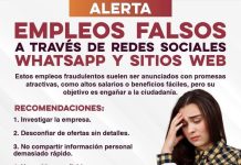 Alerta Unidad Cibernética por empleos falsos publicados en redes sociales: SSP*