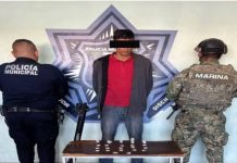 SSPM Y MARINA ASEGURAN DROGAS Y ARMA DURANTE OPERATIVOS DE SEGURIDAD EN CAJEME*