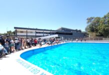 ENTREGA ALCALDE JAVIER LAMARQUE OBRA DE REMODELACIÓN DE ALBERCA OLÍMPICA DEL DEPORTIVO ÁLVARO OBREGÓN