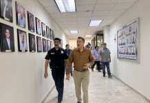 *JAVIER LAMARQUE REALIZA RECORRIDO DE SUPERVISIÓN DE LA REHABILITACIÓN Y MODERNIZACIÓN DE LA SSPM EN CAJEME*