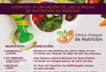 *Promueve Gobierno de Sonora alimentación saludable y clínicas gratuitas de nutrición