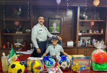 *IKER FERNANDO, SECRETARIO INFANTIL DE LA SSPM EN CAJEME, REALIZA RECORRIDO POR LA COMANDANCIA*