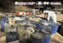 AUTORIDADES FEDERALES DESMANTELAN DOS LABORATORIOS CLANDESTINOS Y ASEGURAN MÁS DE 150 KILOS DE METANFETAMINA EN DURANGO