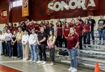 Abandera Gobierno de Sonora a deportistas de la UES