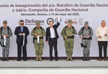 *Inauguran Gobernador Durazo y General Trevilla instalaciones de la Guardia Nacional para fortalecer la seguridad en Sonora*