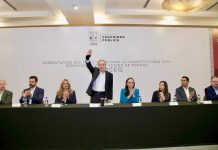 Gobernador Durazo coordina esfuerzos con empresariado para fortalecer seguridad; firman acuerdo Ficoseg*