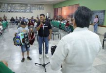 EN AUDIENCIA CIUDADANA APOYA ALCALDE JAVIER LAMARQUE A JOVEN PROMESA DEL BOXEO DE CAJEME*
