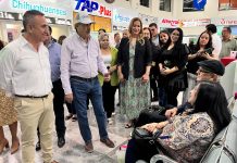 REINAUGURA ALCALDE JAVIER LAMARQUE SALA 2 DE LA CENTRAL DE AUTOBUSES*