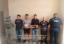 DETIENEN A CUATRO PRESUNTOS POR ROBO CON VIOLENCIA A COMERCIOS EN CIUDAD OBREGÓN*