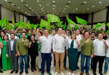 El Secretario de Gobierno, Adolfo Salazar asistió a la toma de protesta del nuevo Comité Municipal del Partido Verde en Hermosillo.