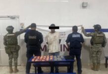 *OPERATIVO COORDINADO DETIENE A PRESUNTOS POR EL DELITO CONTRA LA SALUD Y POSESIÓN DE ARMA DE FUEGO EN CAJEME*