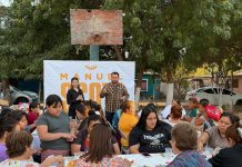 Manuel Scott recorre Cajeme con propuestas ciudadanas y compromiso educativo
