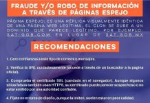 Alerta Gobierno de Sonora por páginas espejo para cometer fraude*