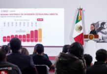 *PRESIDENTA CLAUDIA SHEINBAUM DESTACA HISTÓRICA INVERSIÓN EXTRANJERA DIRECTA: “NI LOS ARANCELES PUDIERON CON LA ECONOMÍA MEXICANA”*