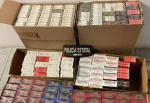 *Incauta División Fronteriza del Gobierno de Sonora narcótico y cigarros a personas en flagrancia delictiva*