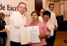*Gobernador Durazo garantiza seguridad patrimonial con entrega de escrituras y vivienda para personas en situación de víctimas*