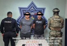 *DETIENE SSPM Y MARINA A TRES POR PRESUNTA POSESIÓN DE DROGA EN CAJEME