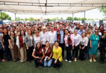 Gobernador Durazo y Bárcena refuerzan estrategia de paz en Cajeme con jornada de desarme y rehabilitación de espacios seguros