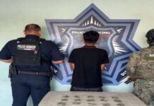 ASEGURAN SSPM Y MARINA DOSIS DE DROGA EN LAS COLONIAS VILLAS DEL NÁINARI Y CENTRO*