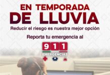 *Atiende línea 9-1-1 emergencias en temporada de lluvias: Gobierno de Sonora*