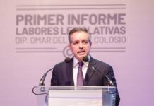 Diputado Omar Del Valle Colosio rinde su Primer Informe de Labores Legislativas en Hermosillo*