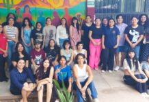 ITSON y ENEE realizan mural por la paz