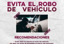 *Emite Gobierno de Sonora recomendaciones para prevenir el robo de vehículo*