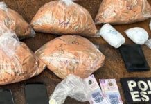 *Asegura Policía Estatal más de mil 400 envoltorios de narcótico y armas de fuego durante detenciones en Hermosillo*