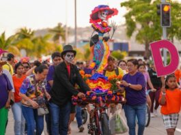 *IMJUVE reúne a más 400 mil jóvenes de todo el país en la Rodada y Carrera por la paz y contra las adicciones, edición Día de Muertos*