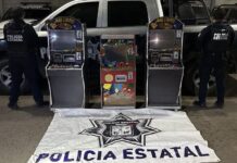 *Operativo de la Policía Estatal asegura máquinas tragamonedas en Agualurca