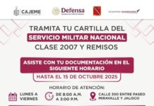 *AMPLÍAN HORARIOS PARA TRÁMITE DE CARTILLA DEL SERVICIO MILITAR EN CAJEME*