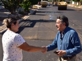 *SUPERVISA JAVIER LAMARQUE AVANCE DE OBRAS EN ZONA SUR Y CENTRO DE LA CIUDAD*