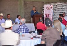 *SE REÚNE LAMARQUE CON PRODUCTORES DEL SUR DE SONORA PARA FORTALECER EL SECTOR GANADERO*