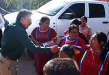 JAVIER LAMARQUE SE REÚNE CON INTEGRANTES DE COMUNIDADES INDÍGENAS EN MIGUEL ALEMÁN