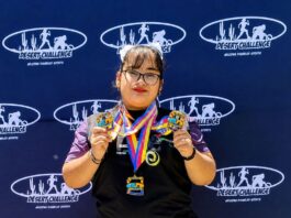 Atleta de deporte adaptado de Cobach Sonora conquista tres medallas de oro en competencia internacional*