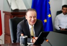 Durazo recibe a embajadores y funcionarios de 15 países de la Unión Europea