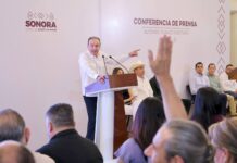 Logra Durazo resultados históricos con disminución 62% en promedio diario de homicidios en Sonora
