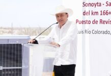 Arranca Durazo rehabilitación carretera clave para el desarrollo del noroeste de Sonora