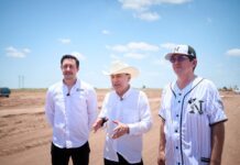 Supervisa Durazo construcción de Viviendas del Bienestar en Navojoa; entregará 20 mil hogares antes de finalizar su sexenio