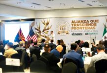 Refuerza Gobernador Durazo cooperación binacional con Plenaria de la Comisión Sonora-Estados Unidos
